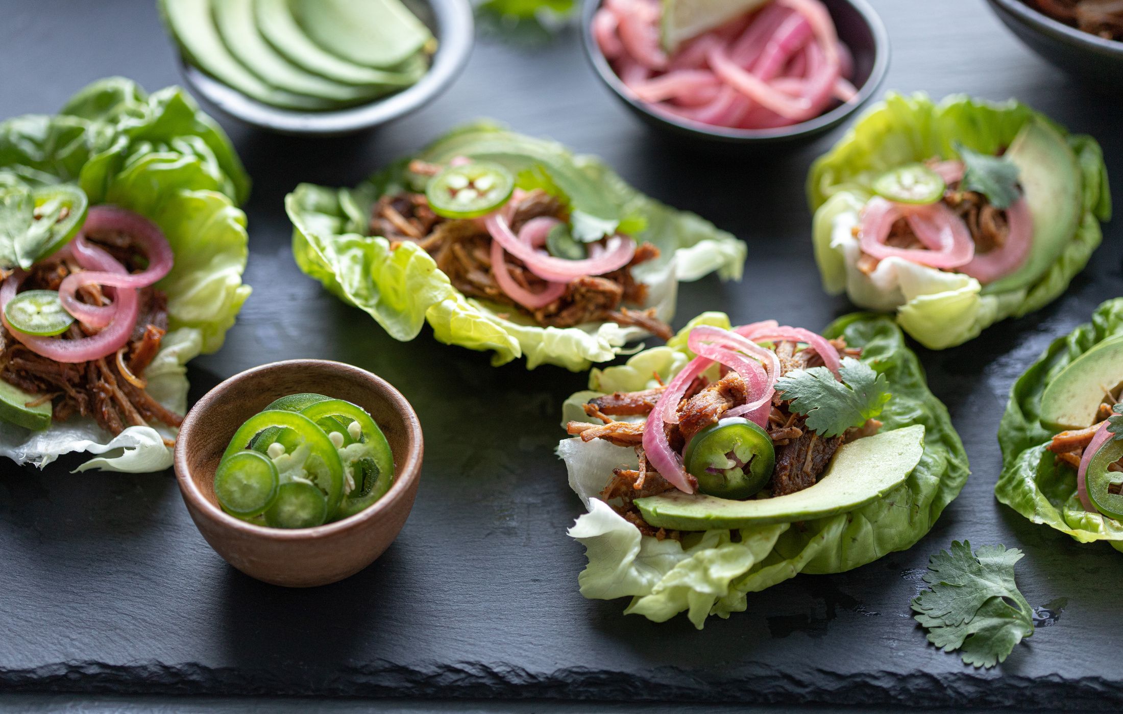 Pulled Pork Lettuce Tacos Nourishing Meals®
